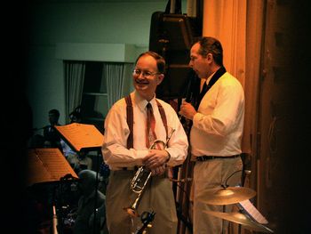 With so much swinging music happening, I'm obviously enjoying myself!
