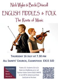 Nick Wyke & Becki Driscoll - English Fiddles & Folk