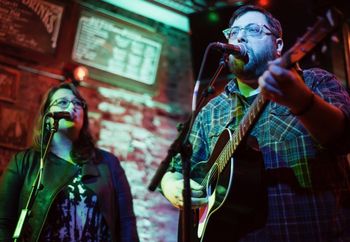 James Houlahan with Esther Clark at The Love Song Bar in Los Angeles.
