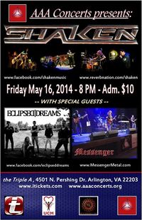SHAKEN Plays AAA Concerts' Spring Opening
