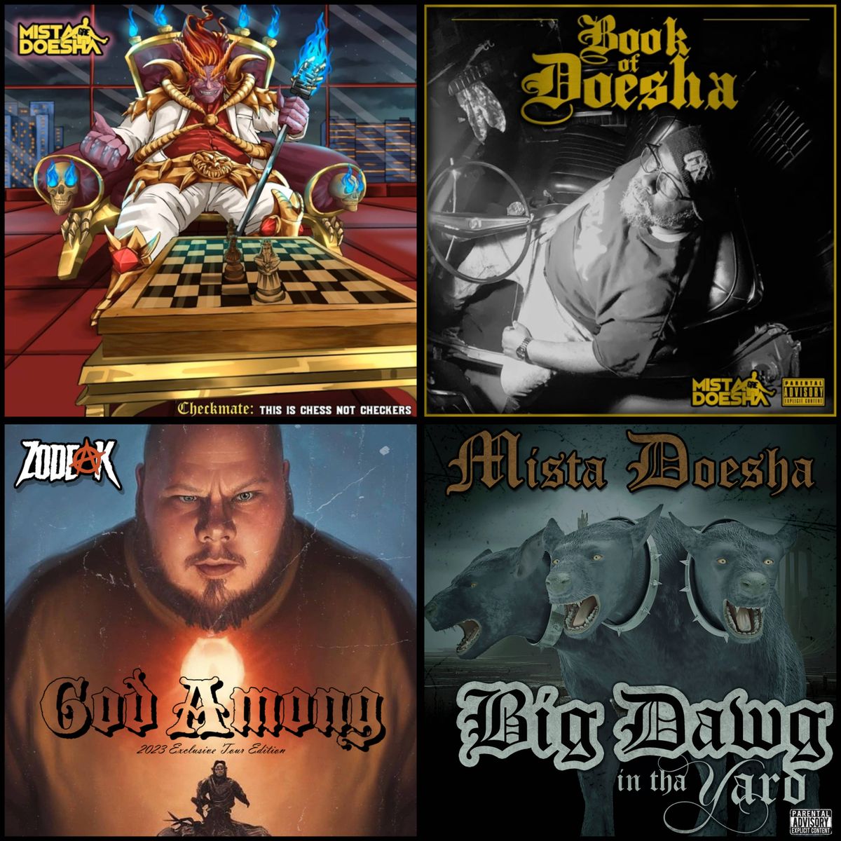 Bundle - Mista Doesha & Zodeak 4 CD Bundle