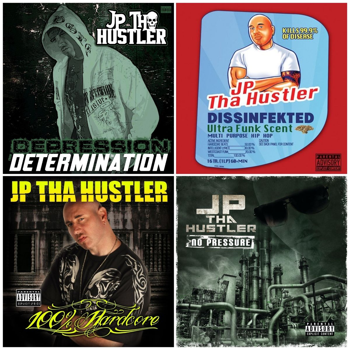 JP Tha Hustler Bundle Pack - 4 CDs