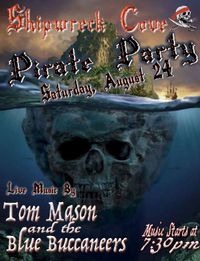Tom Mason and the Blue Buccaneers Pirate Party at Shipwreck Cove on Percy Priest Lake