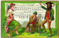 Tom Mason and the Blue Buccaneers on St Patrick's Day at Dee's Country Cocktail Lounge