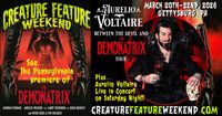 Aurelio Voltaire in Gettysburg, PA at Creature Feature Weekend!