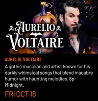 Aurelio Voltaire in Williamsburg, OH at All Hallow's Eve/ Terror Town