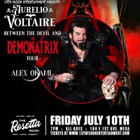 Aurelio Voltaire performs in Mesa, AZ at The Rosetta room