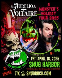 Aurelio Voltaire in Charlotte, NC at Snug Harbor!