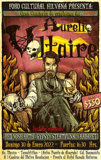 Aurelio Voltaire en CDMX En el Foro Hilvana