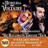 Aurelio Voltaire in Indianapolis at Black Circle Brewery 