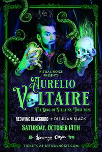 Aurelio Voltaire in Denver, Colorado at The Mercury Cafe
