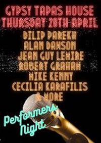 Performers Night at the Gypsy Tapas Bar