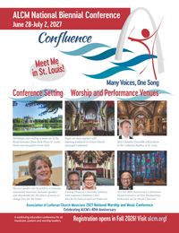 Association of Lutheran Church Musicians 2027 National Biennial Conference "Confluence: Many Voices, One Song"