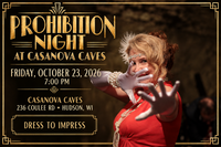 Prohibition Night @ Casanova Caves Hudson