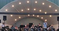 Debbie O'Keefe with the St. Croix Jazz Ensemble