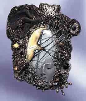 Bead Art for Cover of A MOTHER'S JOURNEY

