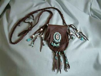 MEDICINE BAG -DK BROWN
