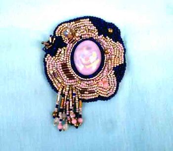 BROOCH - Dichroic Cab
