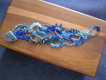 Free-Form Peyote Bracelet
