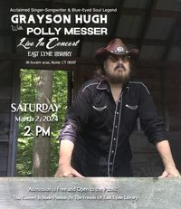 GRAYSON HUGH with POLLY MESSER In Concert