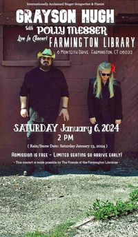 GRAYSON HUGH with POLLY MESSER In Concert