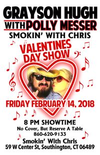 GRAYSON HUGH with POLLY MESSER In A Special VALENTINE'S DAY SHOW