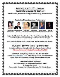 Cabaret Tonight Kathy Holly and Friends