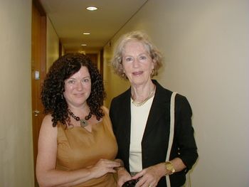 Fil with Mary O'Hara
