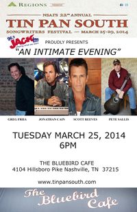 96.3 JACK FM & Tin Pan South Songwriters Festival 2014 appearing w/Jonathan Cain, Scott Reeves & Pete Sallis