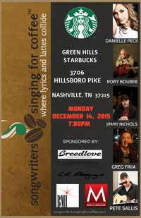 SONGWRITERS SINGING FOR COFFEE