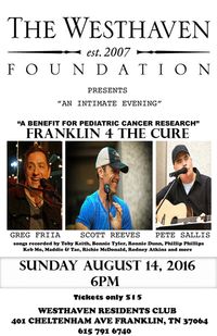 WESTHAVEN BENEFIT SHOW w/ SCOTT REEVES & PETE SALLIS