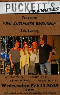 Live At Pucketts w/Arielle Orifici, Lainey Wilson & Pete Sallis