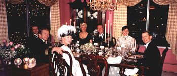 TITANIC PARTY - Randall MacDonald, Doug Hicks, Linda Love, Darcy Kaser, Susan Smitten, Craig Bell and Shirley Guest- April 2001
