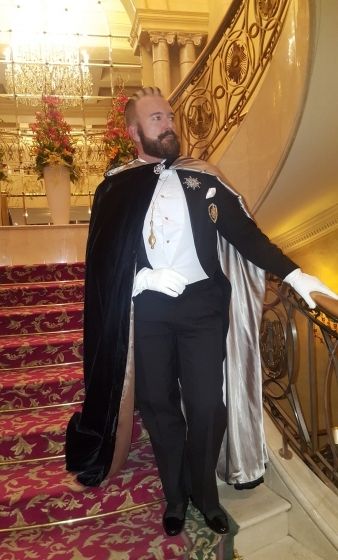 On my way to the Silvester Ball at the Hofburg Palace Vienna December 31, 2017
