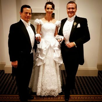 Darcy Kaser, Jane Bogatyrevich & Randall MacDonald at The Strauss Ball February 20, 2016
