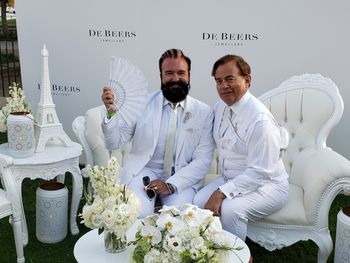 Darcy Kaser & Randall MacDonald at Diner en Blanc Vancouver August 19, 2019

