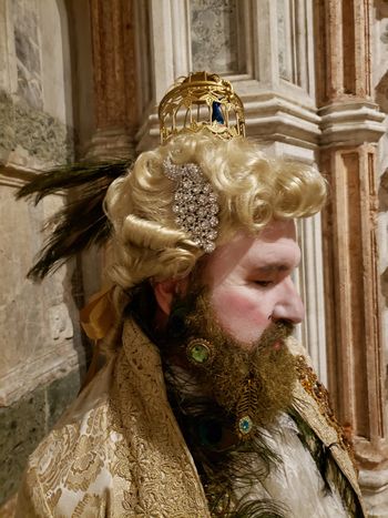 Randall MacDonald outfit for Il Ballo del Doges February 22, 2020
