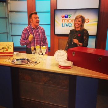 Christmas Entertaining with Stacey Brotzel on CTV Morning Live November 4, 2104
