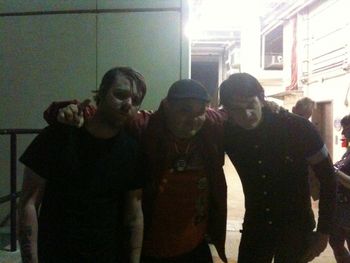 emcee one and friends chad and jeremy from shiny toy guns
