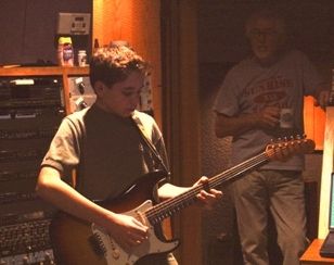 Eric Steckel and John Mayall - Los Angeles, CA - January 2005
