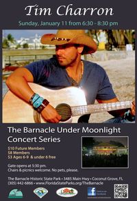 Rare acoustic show "Barnacle under Moonlight" Concert Series