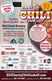 5th SCV Annual Charity Chilli Cook Off