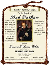 Bob Gothar Benefit