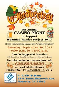 Wounded Warriors Fund Raiser