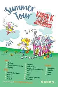 Karen K and the Jitterbugs SUMMER TOUR! 