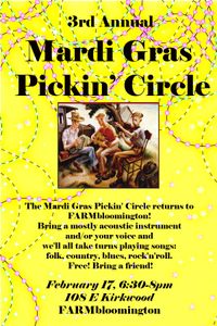 Mardi Gras Pickin' Circle @ FARMbloomington! 