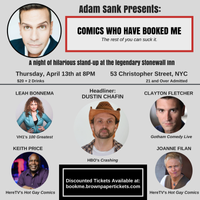 "Comics Who Have Booked Me"