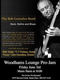 All Pro Blues Jam Hosted By Bob Gonzalez