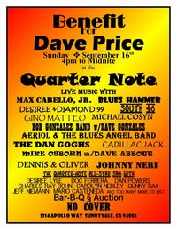 Benefit for Dave Price