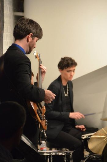 The rhythm section: Trent Wagner & Kathleen Majdali.
